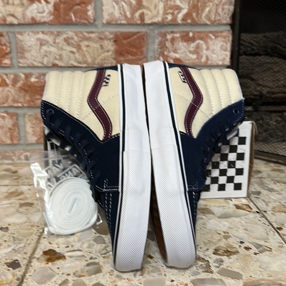 Vans Skate Sk8 Hi Dress Blue Turtle Dove - Picture 4 of 9